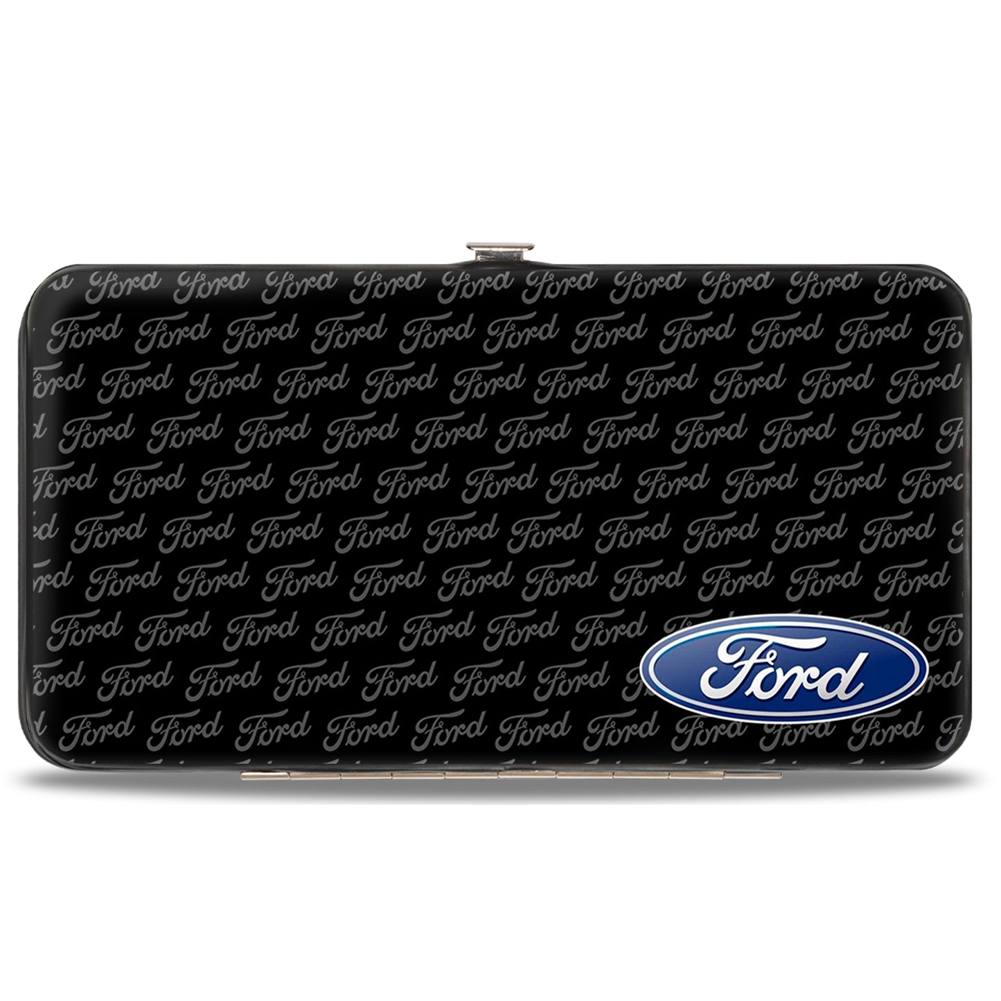 Hinged Wallet - Ford Oval CORNER w Text