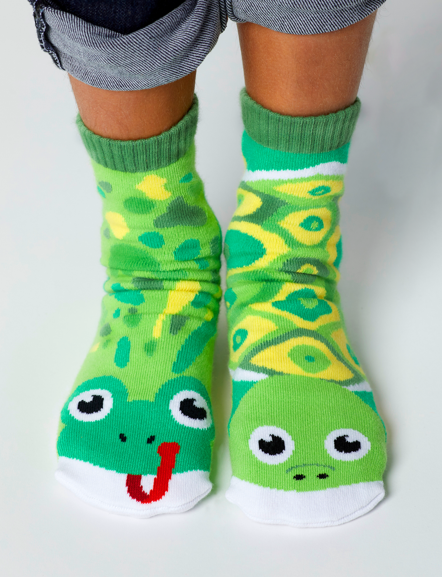 KIDS FROG & TURTLE NO SLIP SOCKS