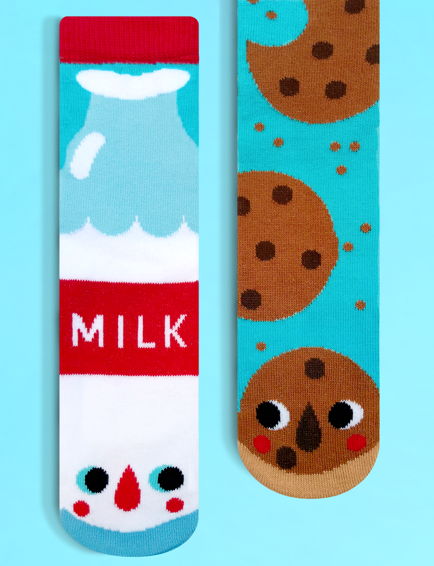 ADULT MILK & COOKIES SOCKS