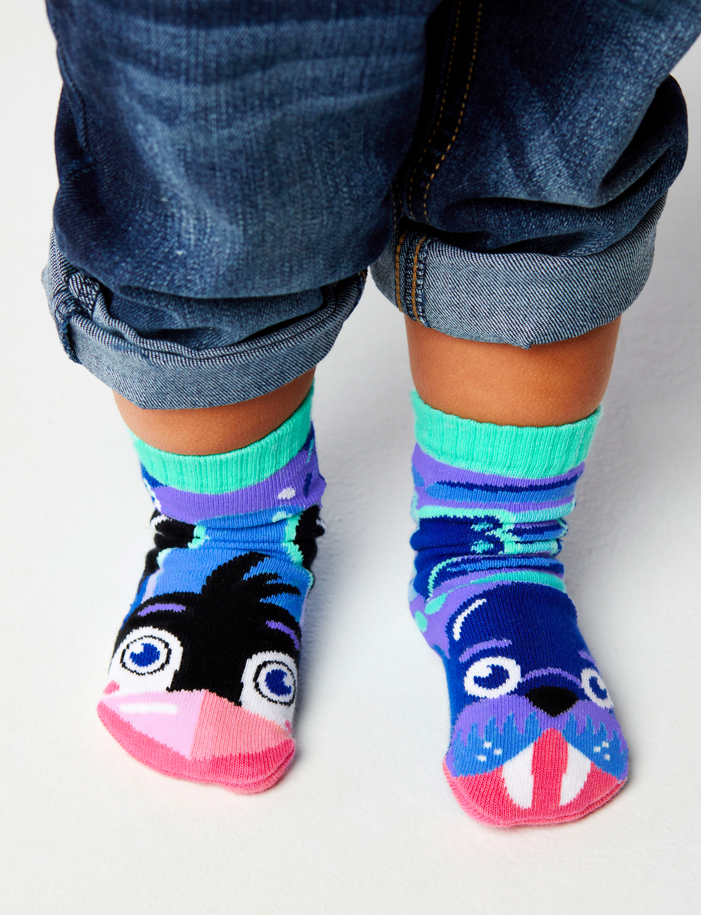 (ALMOST GONE!) KIDS PENGUIN & WALRUS NO SLIP SOCKS