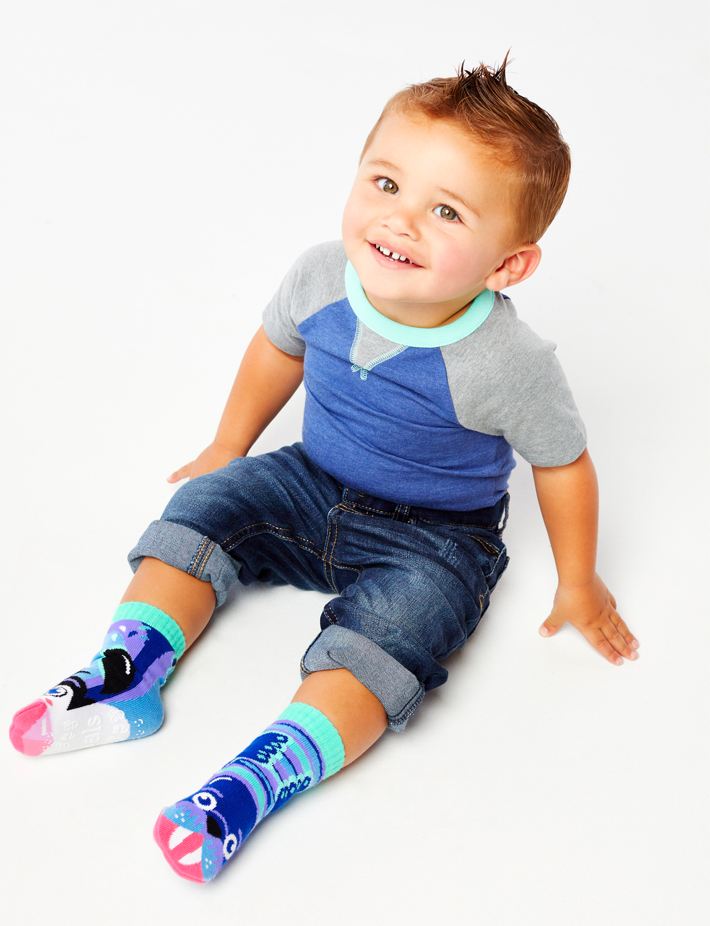 (ALMOST GONE!) KIDS PENGUIN & WALRUS NO SLIP SOCKS