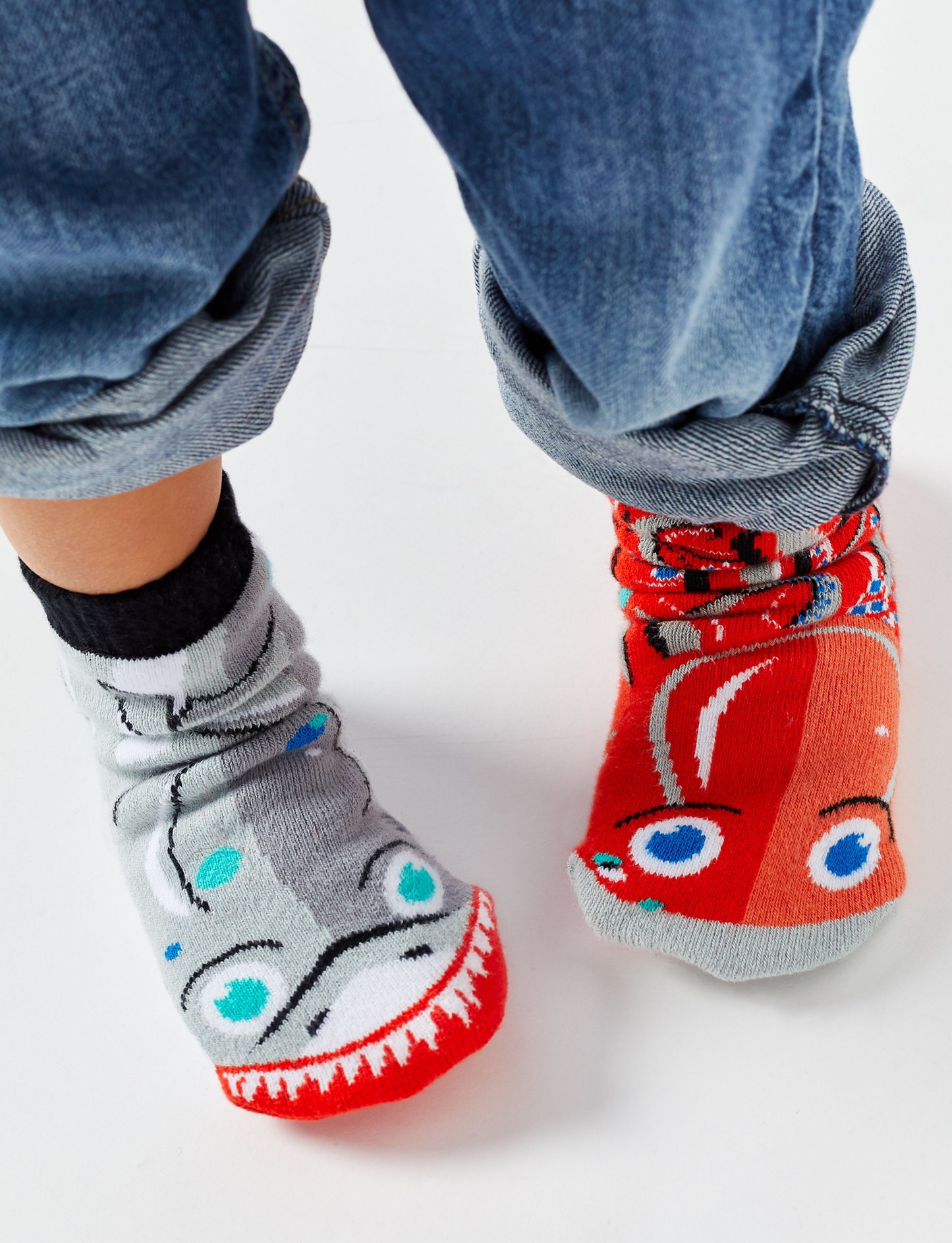 KIDS SHARK & OCTOPUS NO SLIP SOCKS