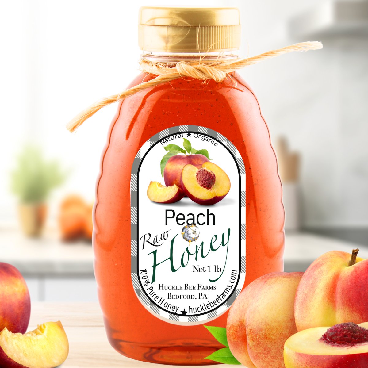 Peach Infused Honey