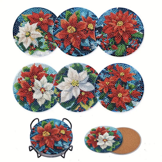 Poinsettia Coasters Kit