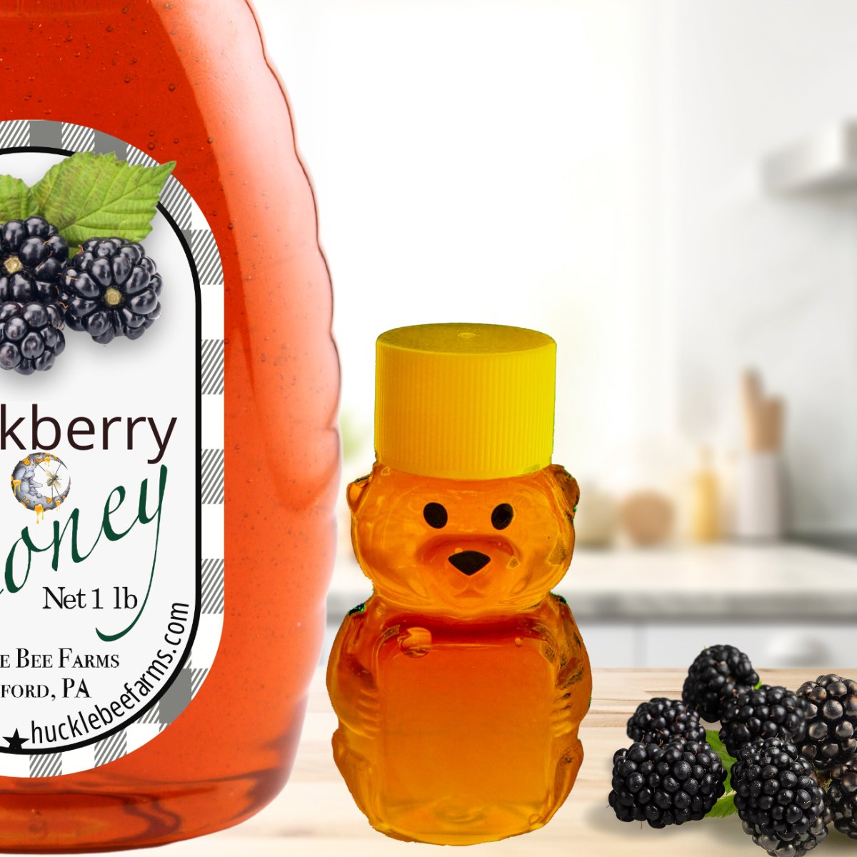 Pure Blackberry Infused Honey