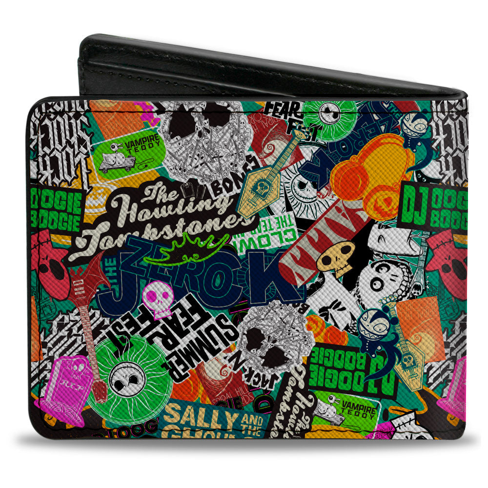 Bi-Fold Wallet - A Nightmare Before Christmas SUMMER FEAR FEST Logos Stacked