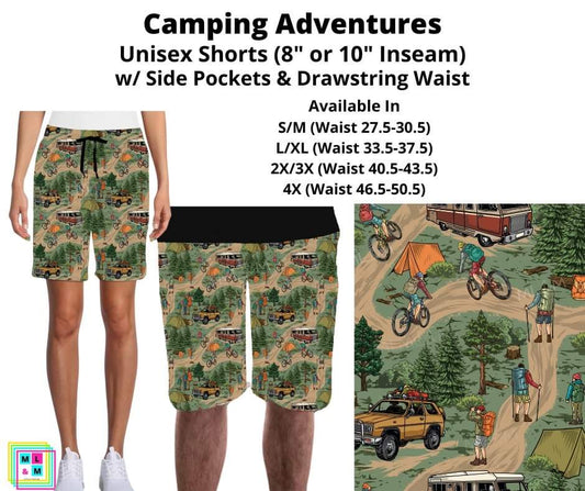 Camping Adventures Unisex Shorts