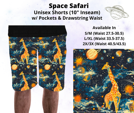 Preorder! Closes 2/3. ETA May. Space Safari Unisex Shorts