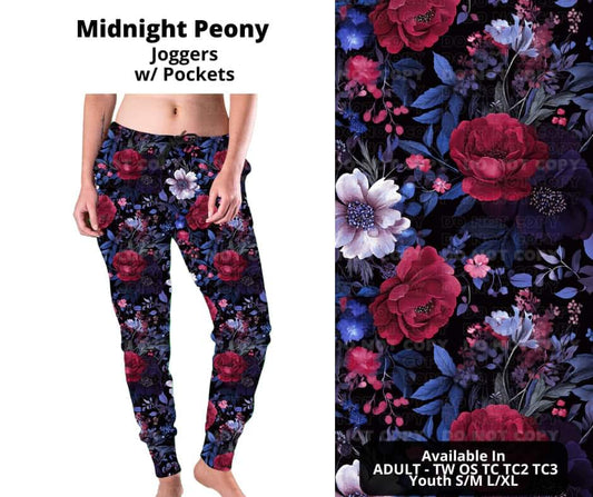 Midnight Peony Joggers