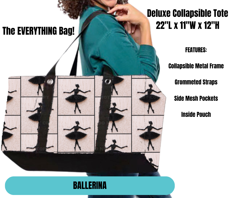 Preorder! Closes 11/18. ETA Feb. Ballerina Collapsible Tote