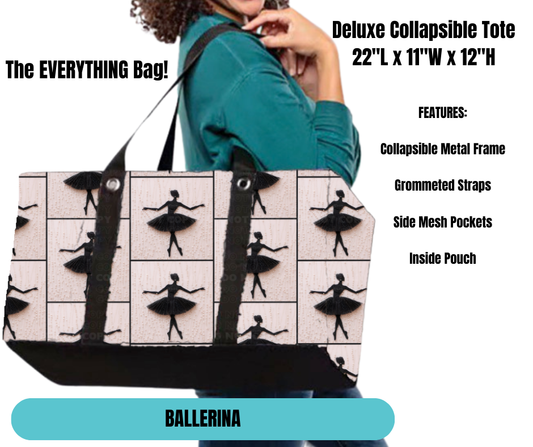 Preorder! Closes 11/18. ETA Feb. Ballerina Collapsible Tote