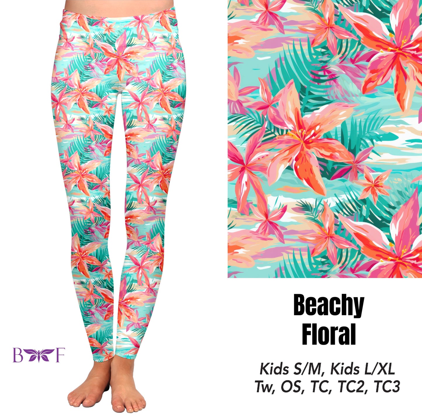 Beachy floral capris and skorts with pockets