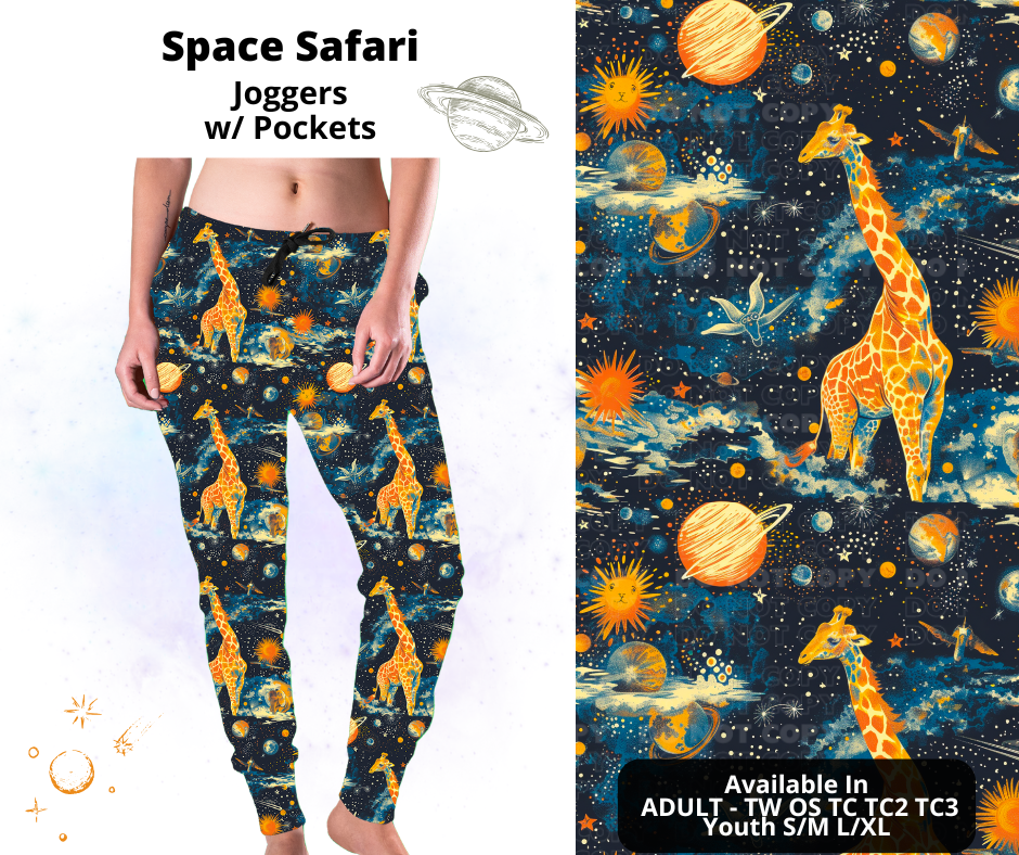 Preorder! Closes 2/3. ETA May. Space Safari Joggers