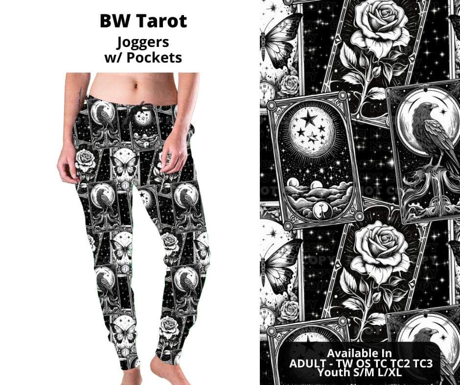 Preorder! Closes 10/17. ETA Dec. BW Tarot Joggers