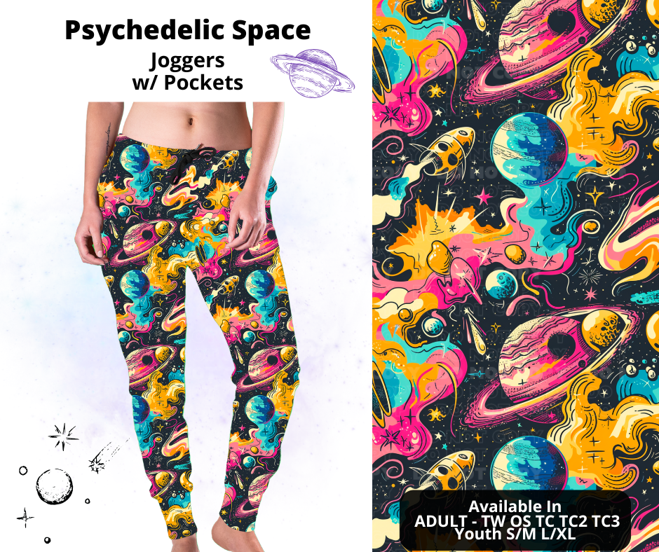 Preorder! Closes 2/3. ETA May. Psychedlic Space Joggers