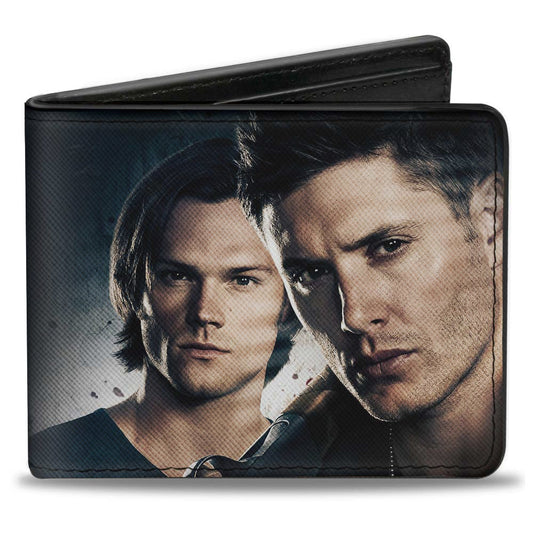 Bi-Fold Wallet - Winchester Brothers CLOSE-UP + SUPERNATURAL Logo