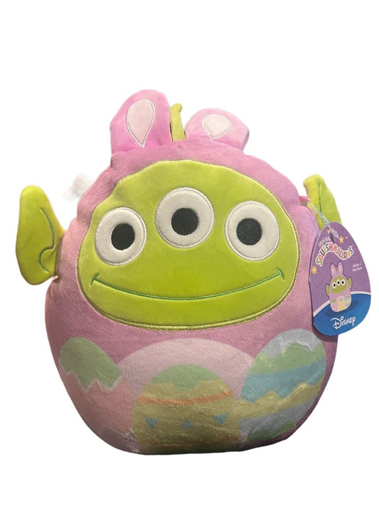 Squishmallows Alien from Toy Story Wearing Bunny Costume 10" 2023 Easter Disney Collection Stuffed Plush