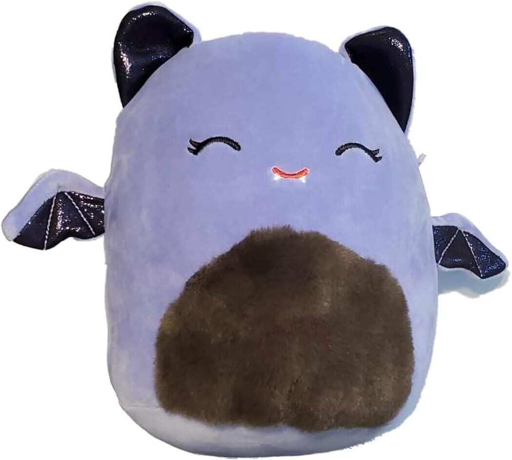 Squishmallows Joldy the Bat with Soft Plush Belly, Shimmering Wings & Ears 8" 2023 Halloween Collection Stuffed Plush