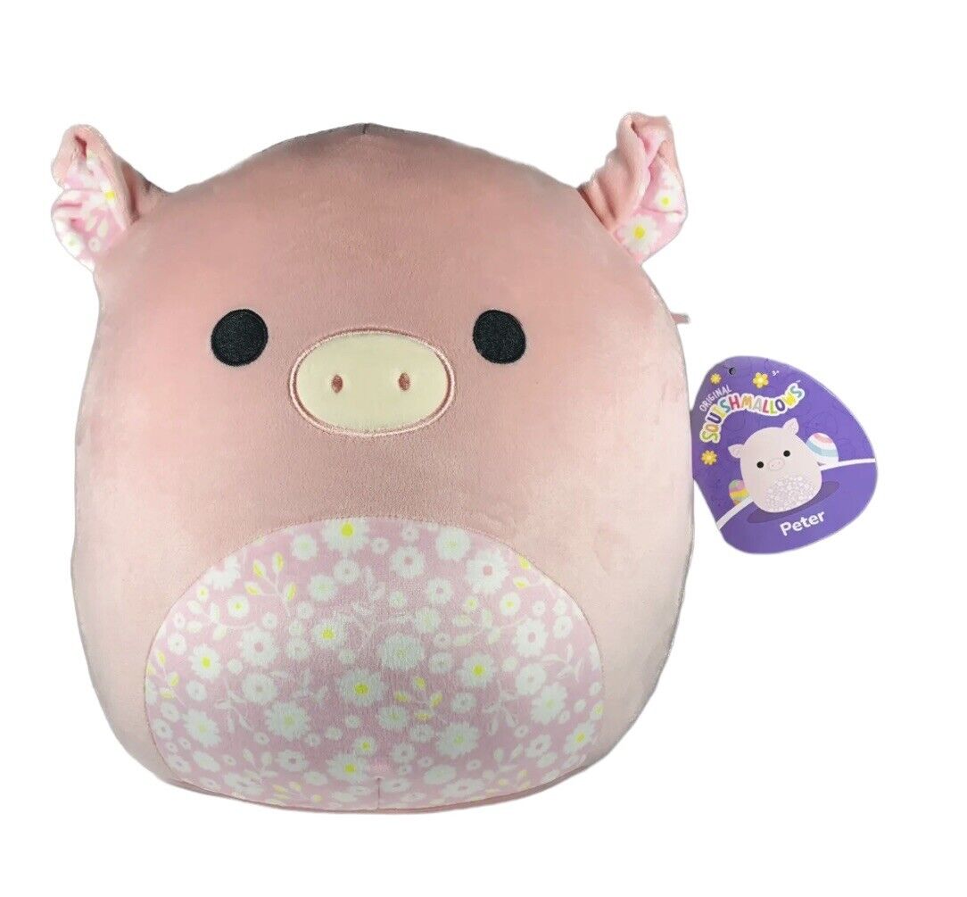 Squishmallows Easter 2023 Peter the Pig 11" Stuffed Plush