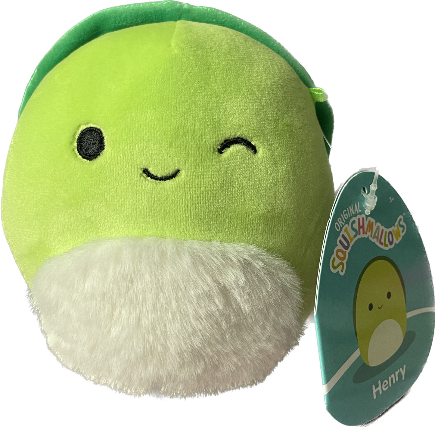 Squishmallows Henry the Turtle Winking Eye 5" Stuffed Plush