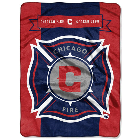 Chicago Fire Raschel Throw Blanket 60" x 80"