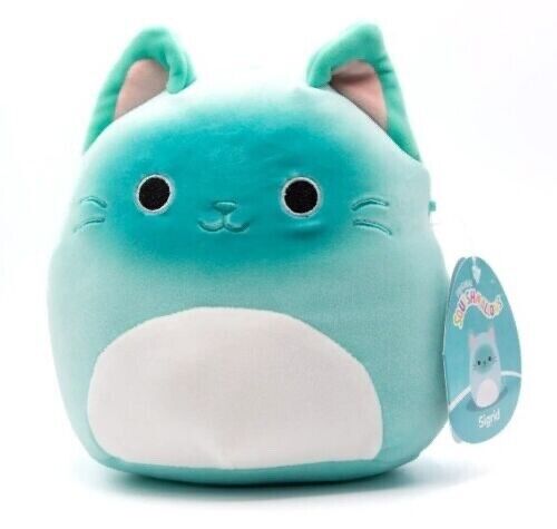 Squishmallows Sigrid the Blue Siamese Cat 7.5" Stuffed Plush