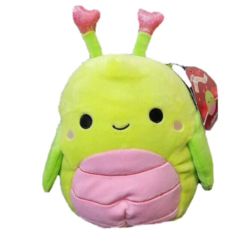 Squishmallows Hadeon the Grasshopper 8" 2023 Valentine's Collection Stuffed Plush