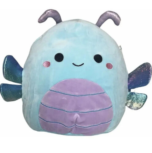 Squishmallows Heather the Dragonfly with Shimmering Wings & Antenna 10" Stuffed Plush