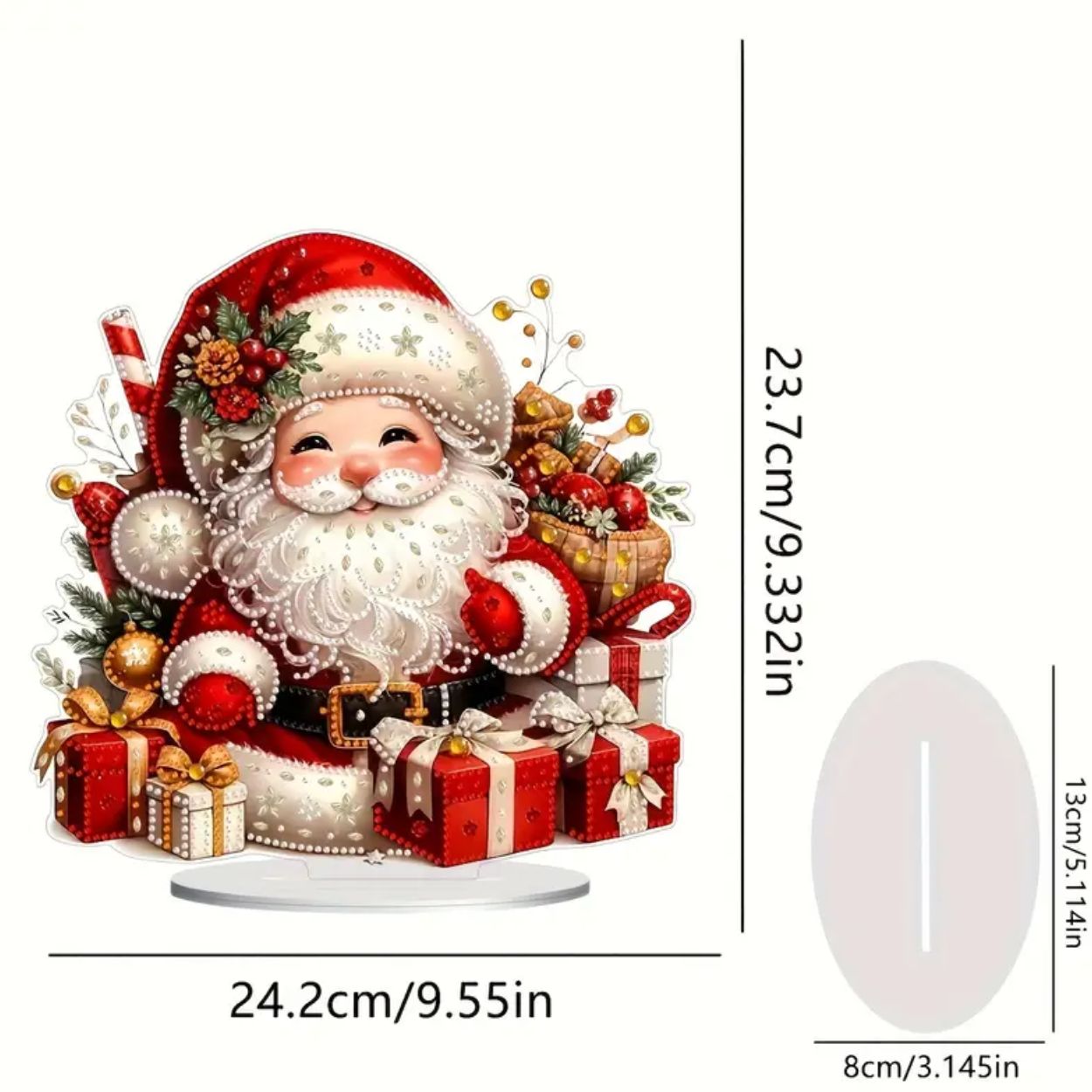 Santa Acrylic Table Top Stand