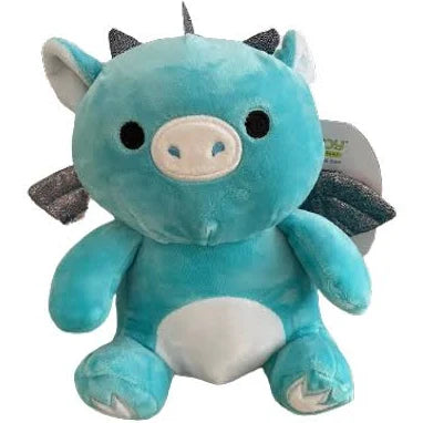 Squishmallows Official Kellytoy Plush 7" Grey the Dragon - SQUEEZEMALLOWS