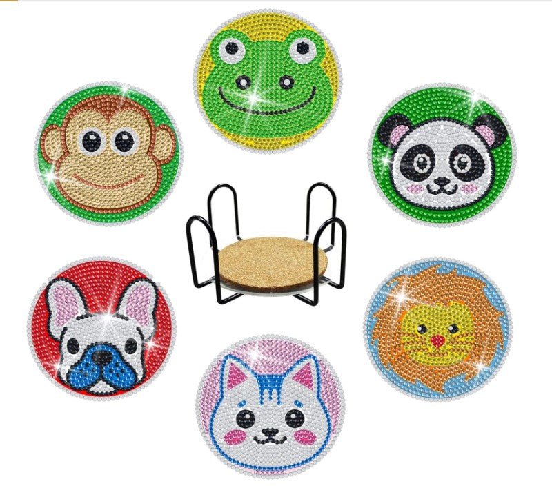 Silly Animal Coaster set