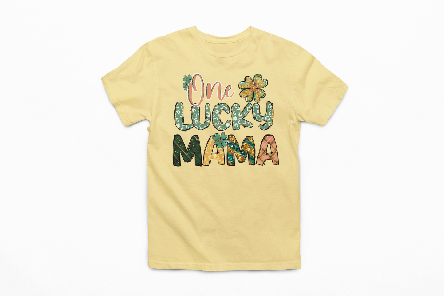 One Lucky Mama St. Patricks Day Graphic Tee