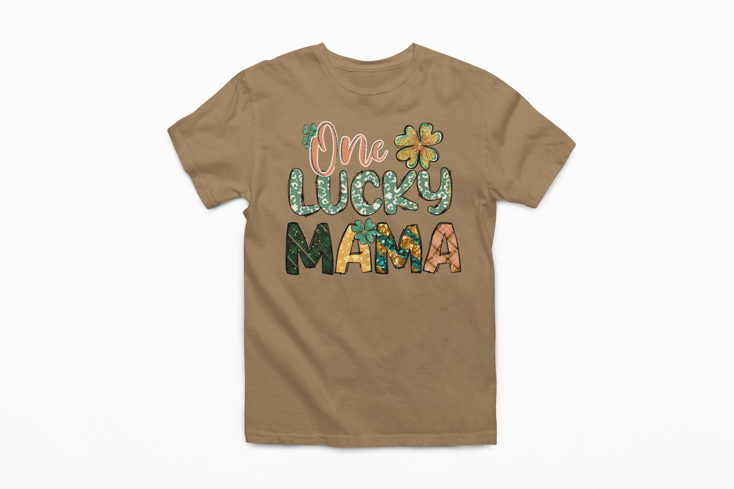 One Lucky Mama St. Patricks Day Graphic Tee