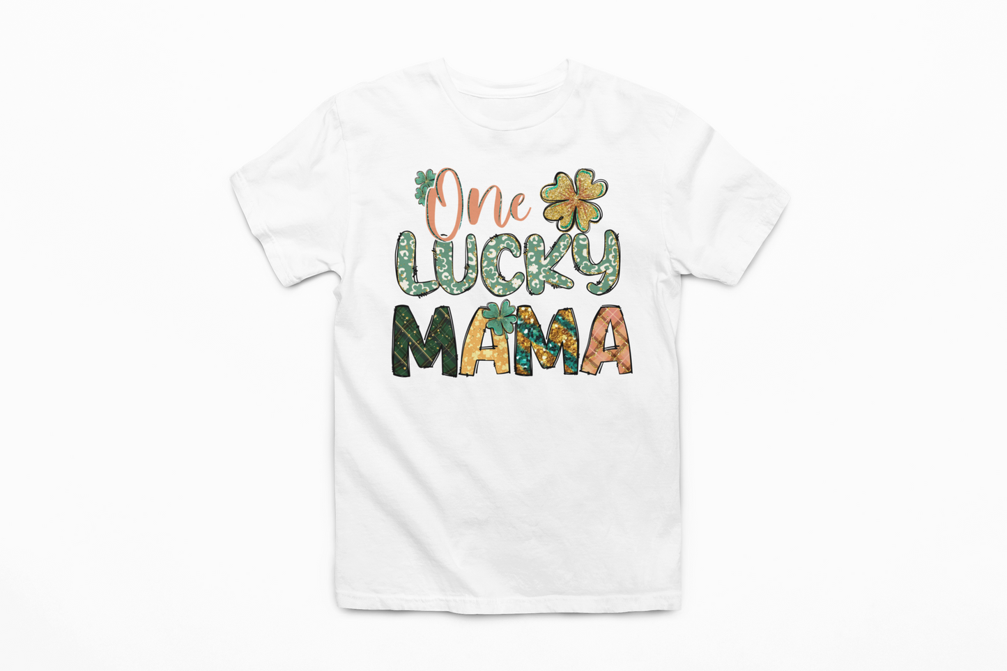 One Lucky Mama St. Patricks Day Graphic Tee