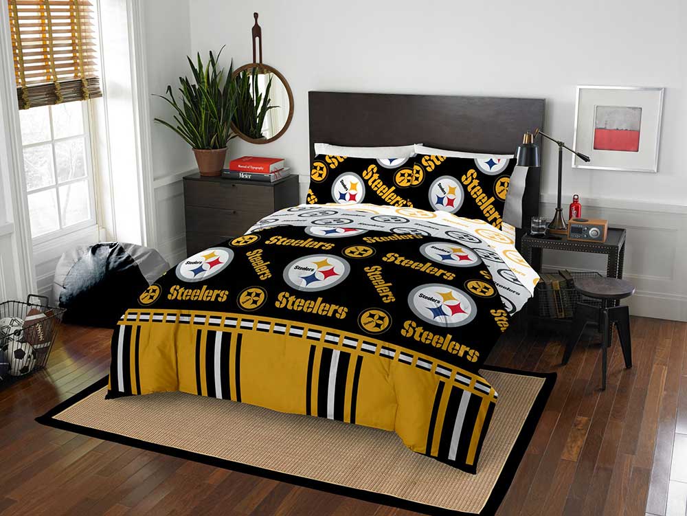 Pittsburgh Steelers Bed in Bag Comforter Set - Assorted Size