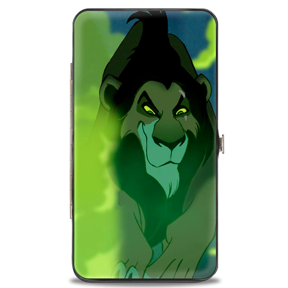 Hinged Wallet - Scar Lurking Pose Smoke Greens