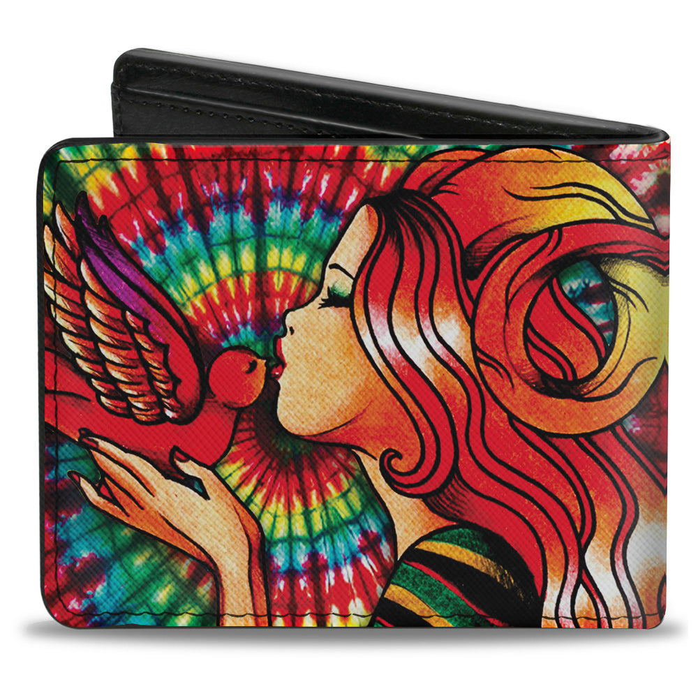 Bi-Fold Wallet - Tattoo Johnny-Bird Kiss