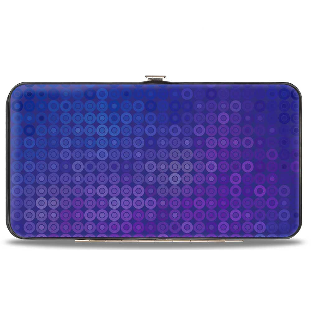 Hinged Wallet - Helga & Angelica WHAT's GOOD? Purples