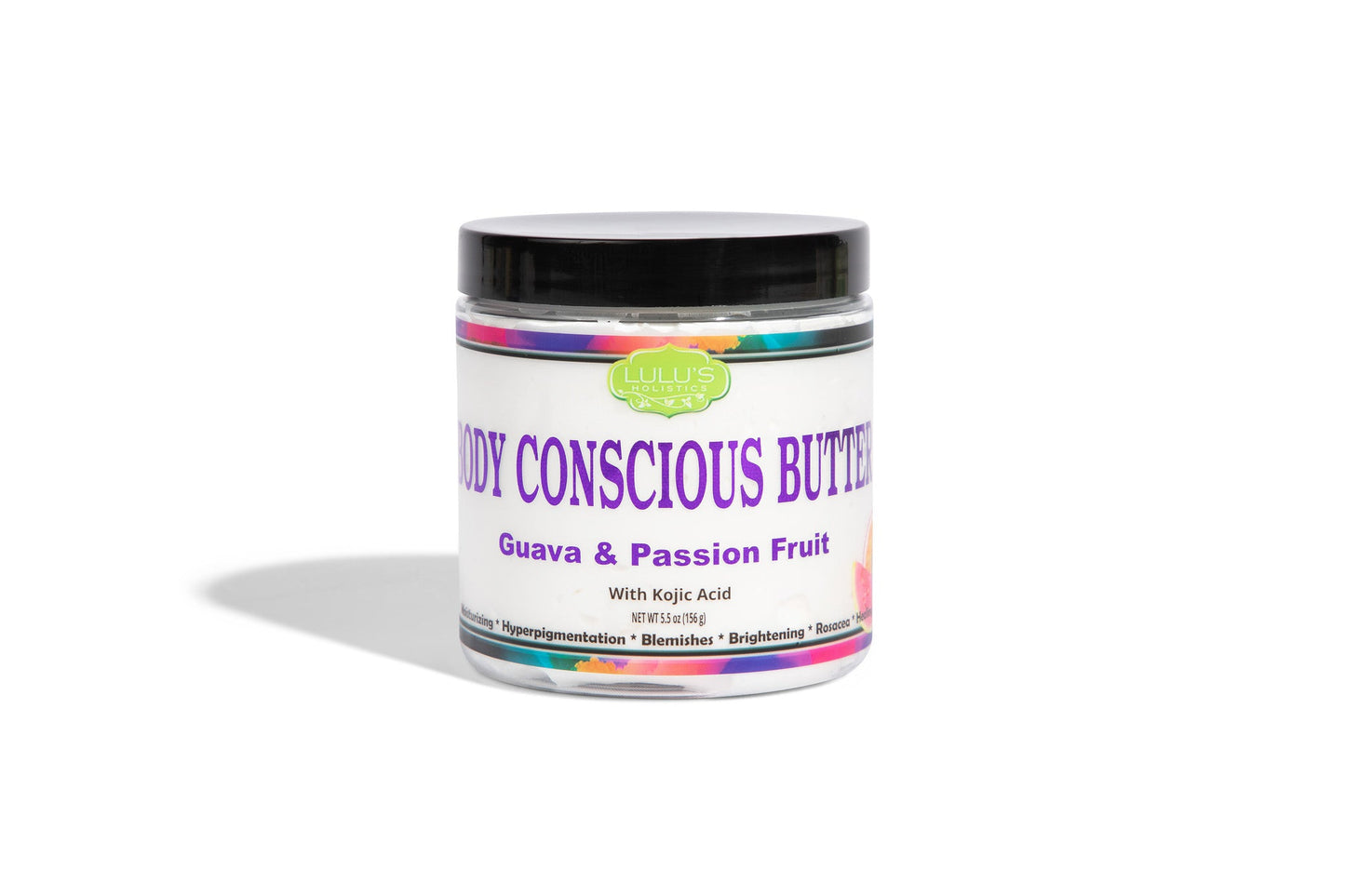 Guava Passion Fruit & Kojic Acid Body Conscious Butter for Bright, Even, Radiant Skin.