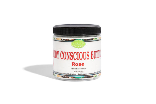 Rose Water  Body Conscious Butter for Superior Hydration and Calm Skin.