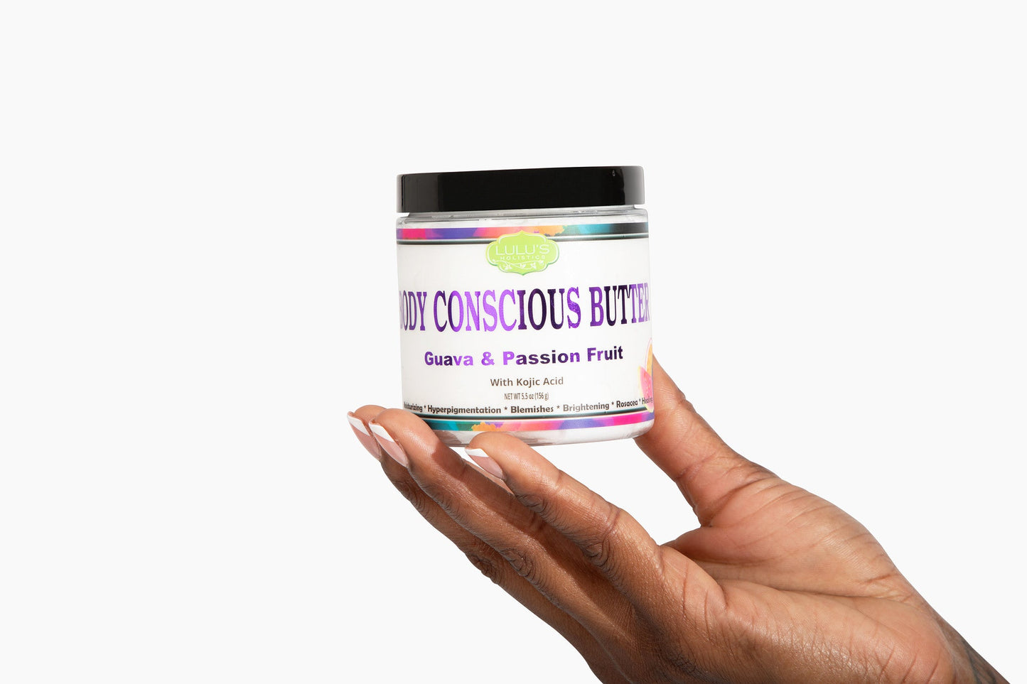 Guava Passion Fruit & Kojic Acid Body Conscious Butter for Bright, Even, Radiant Skin.