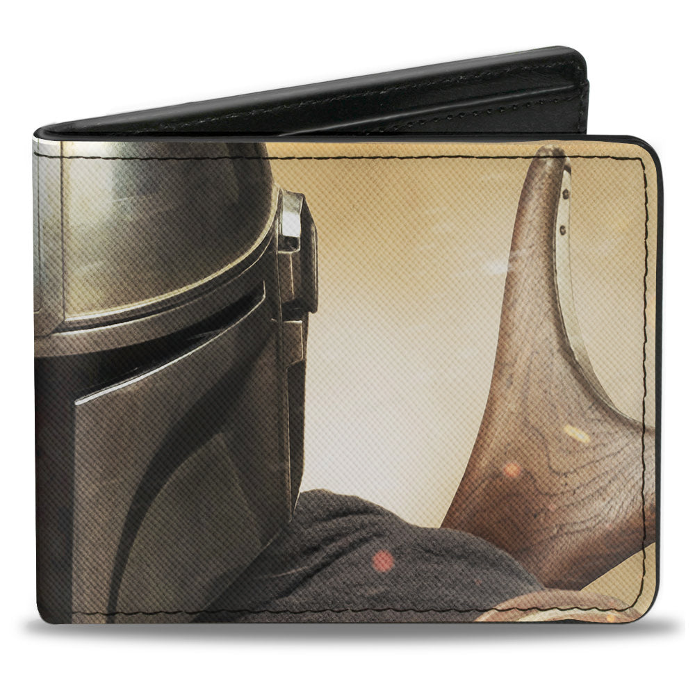 Bi-Fold Wallet - Star Wars The Mandalorian CLOSE-UP Vivid Pose