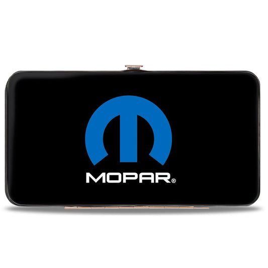 Hinged Wallet - MOPAR Logo Black Blue White