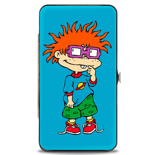 Hinged Wallet - Chuckie Pose + Saturn Blue