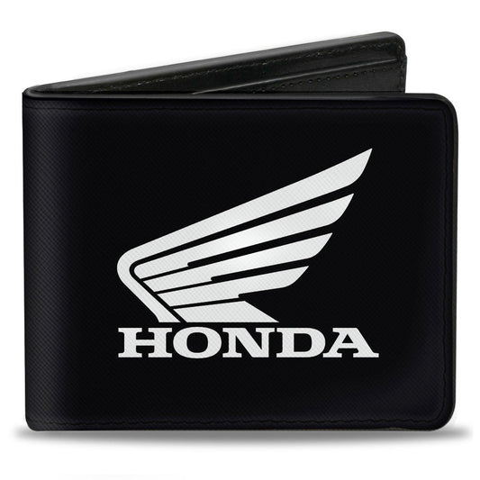 Bi-Fold Wallet - HONDA Motorcycle Black White