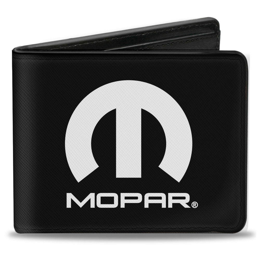 Bi-Fold Wallet - MOPAR Logo Black White