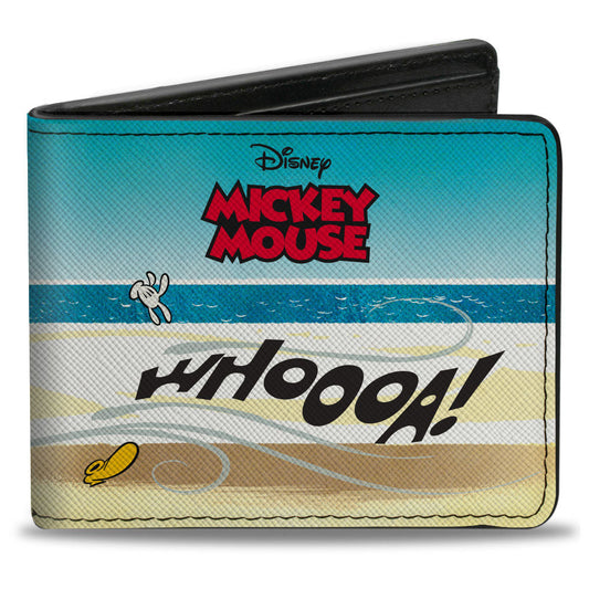 Bi-Fold Wallet - MICKEY MOUSE Blown Away WHOOOA! Boardwalk Scene