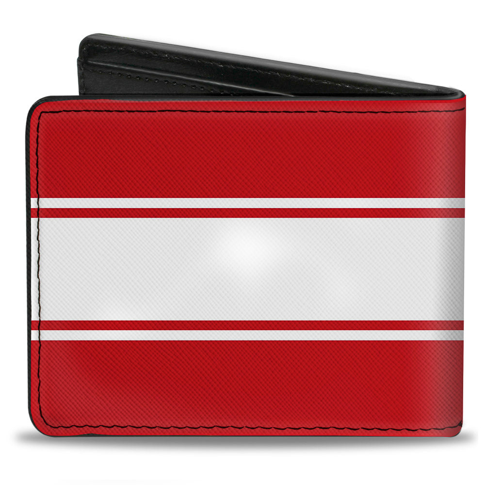 Bi-Fold Wallet - Ford Mustang GT CS Stripe Red White